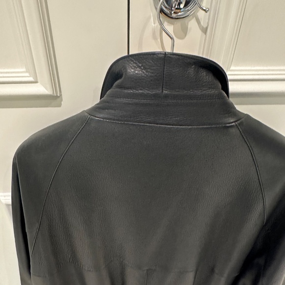 Loro Piana Men's Leather/Cashmere Coat - Picture 11 of 15